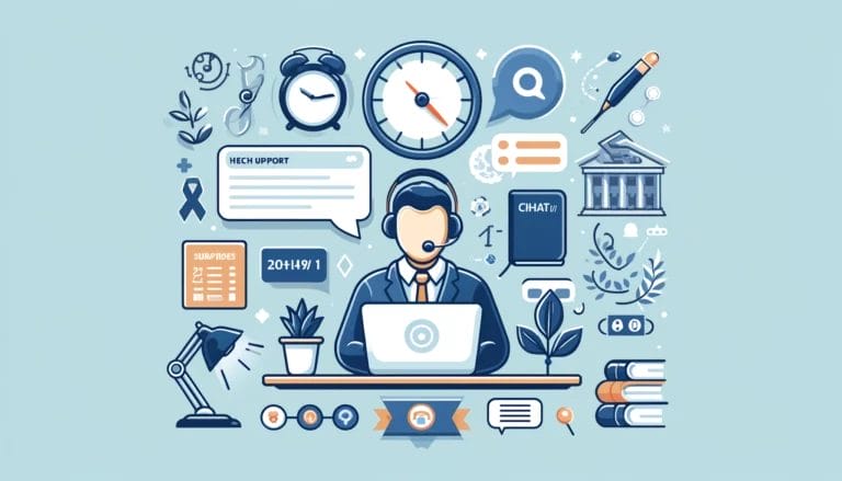 a support agent delivering help via our ticket system